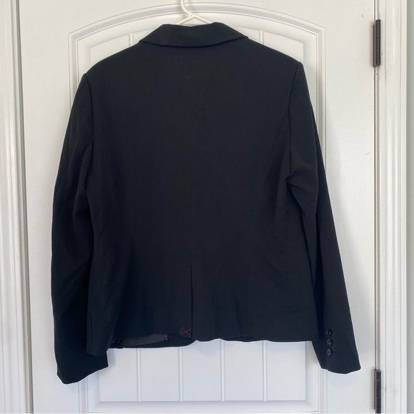 Merona Women’s Black One Button Blazer Size 16 - Picture 7 of 8